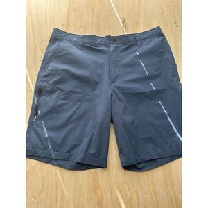 Orvis Men’s Shorts Size 38‎ Golf Outdoor Navy Blue Zipper Side Pockets